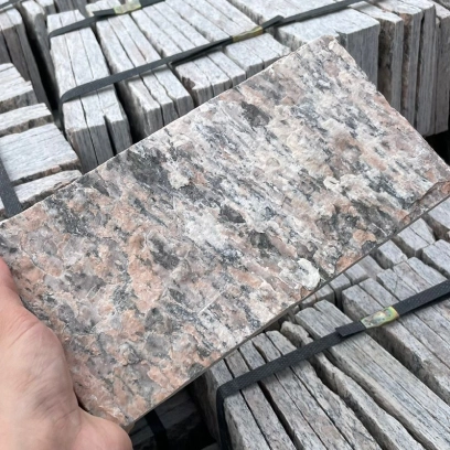 PEDRA LAJINHA lisa verde rosa média